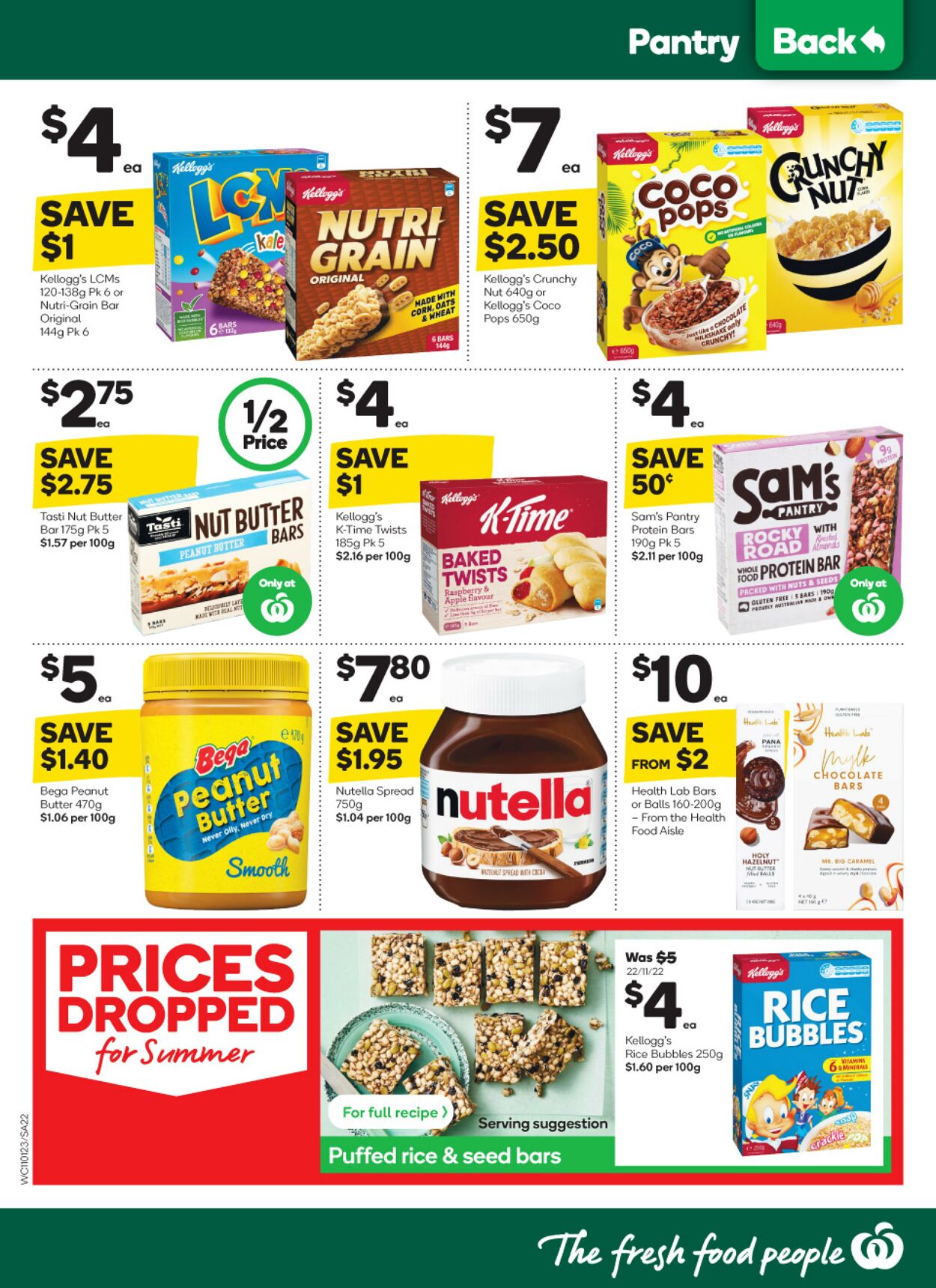 Catalogue Woolworths 11.01.2023 - 17.01.2023