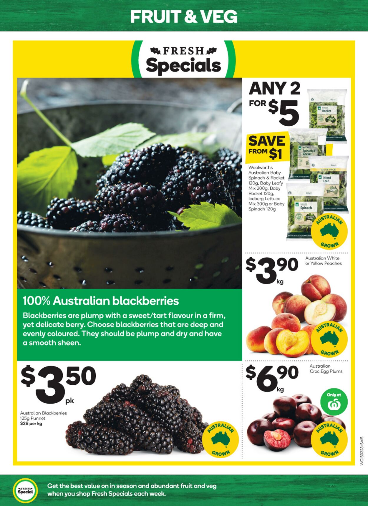 Catalogue Woolworths 15.02.2023 - 21.02.2023