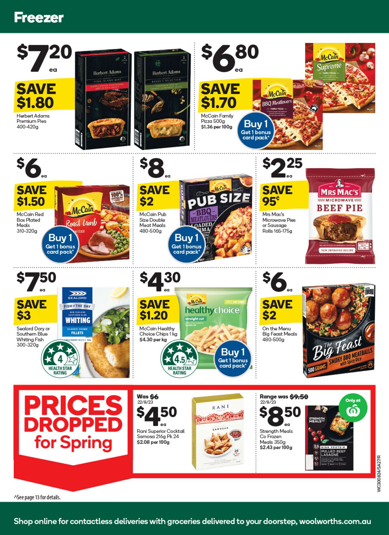 Catalogue Woolworths 30.08.2023 - 05.09.2023