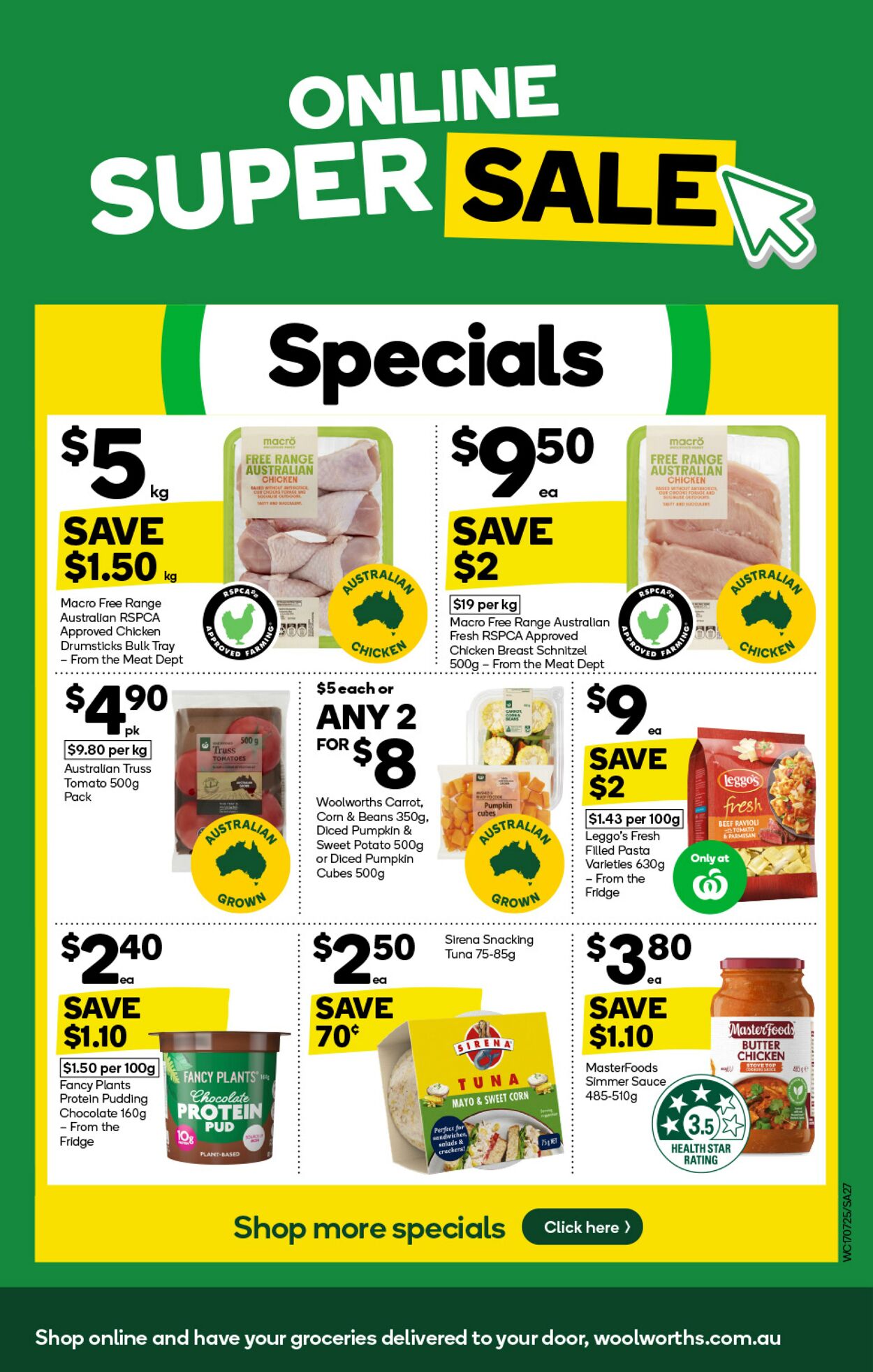 Catalogue Woolworths 17.07.2024 - 23.07.2024