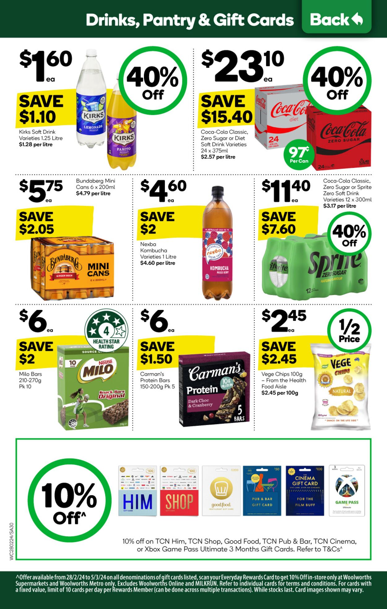 Catalogue Woolworths 28.02.2024 - 05.03.2024