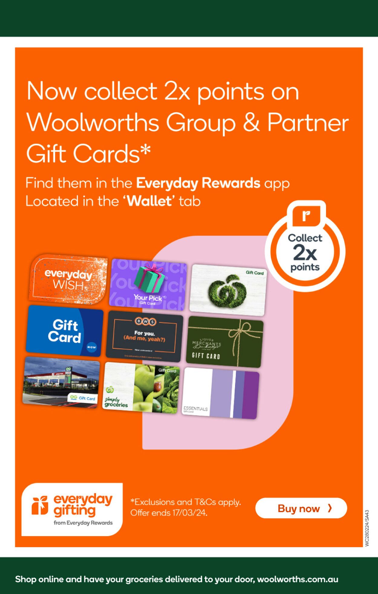 Catalogue Woolworths 28.02.2024 - 05.03.2024