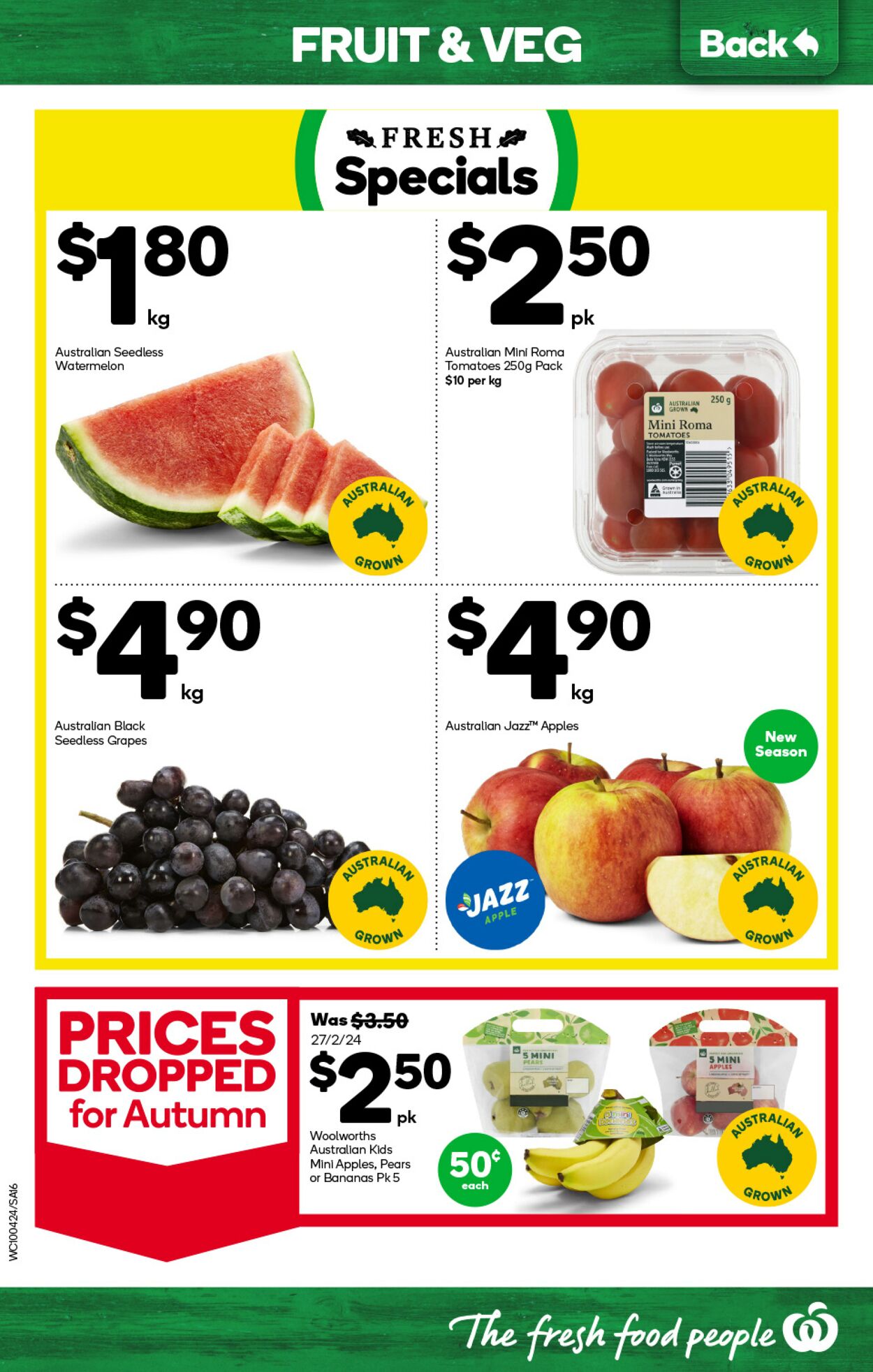 Catalogue Woolworths 10.04.2024 - 16.04.2024