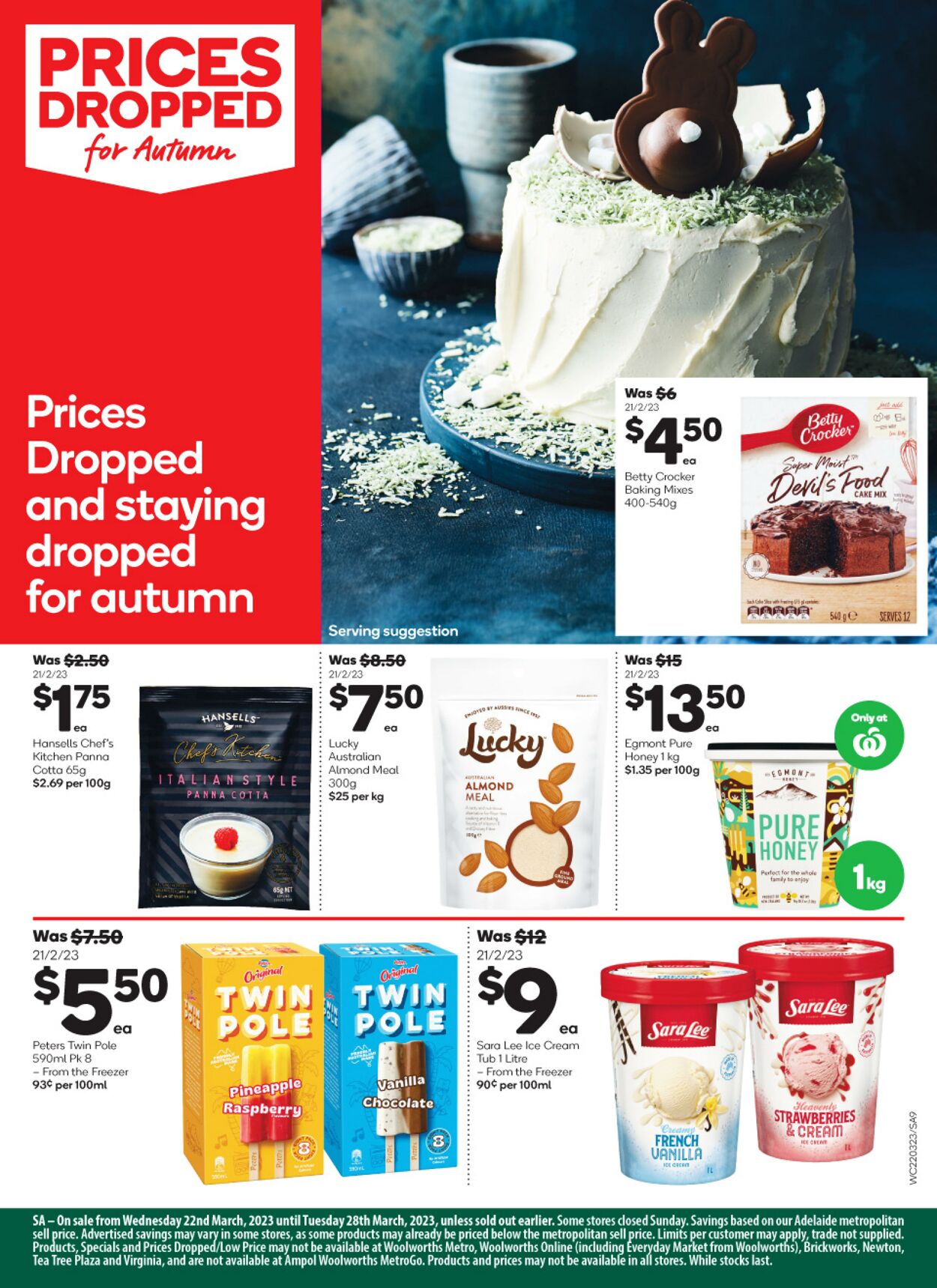 Catalogue Woolworths 22.03.2023 - 28.03.2023