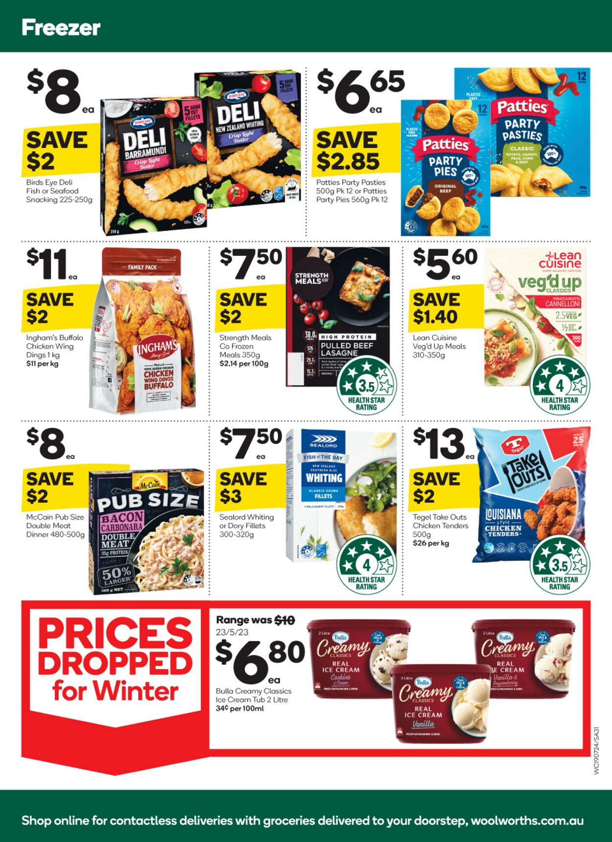 Catalogue Woolworths 19.07.2023 - 25.07.2023