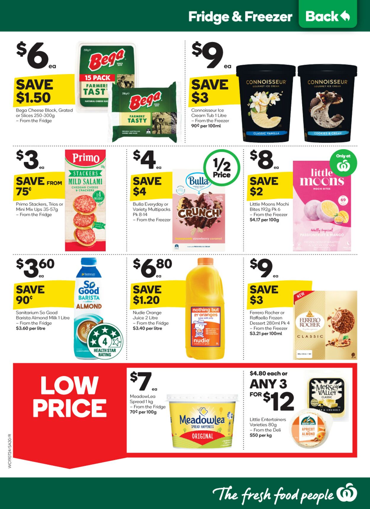 Catalogue Woolworths 19.07.2023 - 25.07.2023