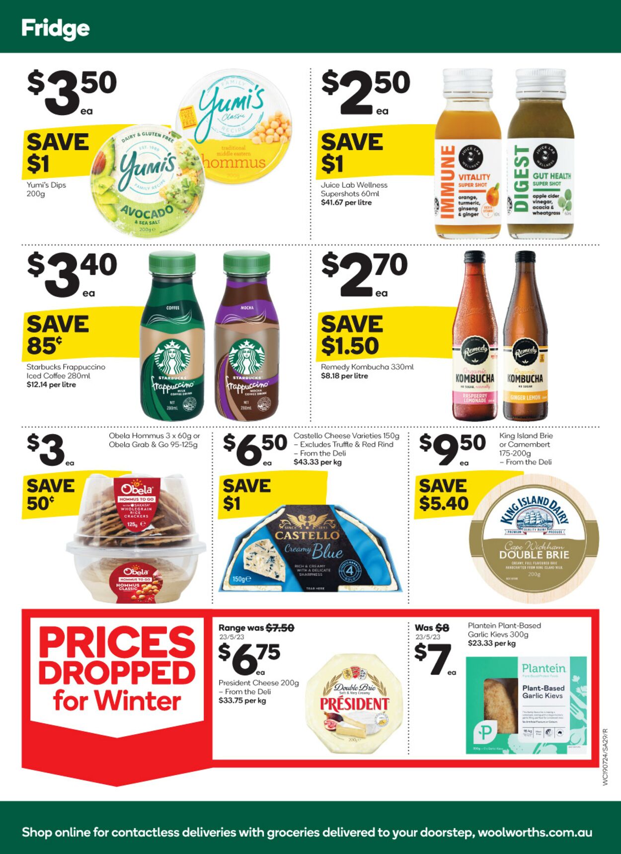 Catalogue Woolworths 19.07.2023 - 25.07.2023