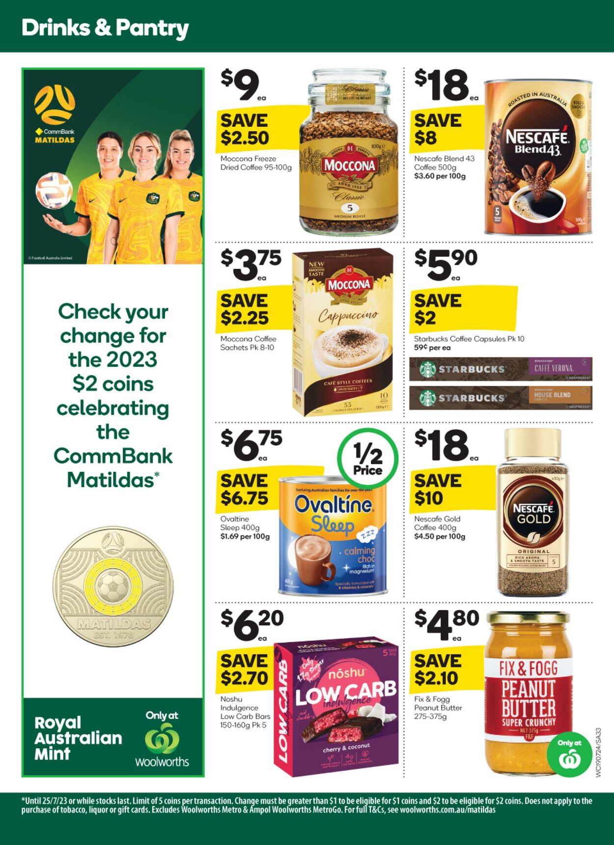 Catalogue Woolworths 19.07.2023 - 25.07.2023