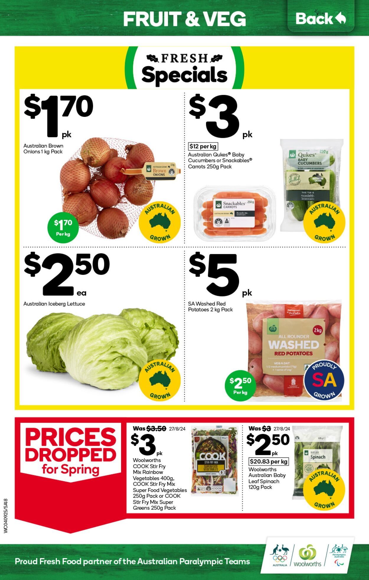 Catalogue Woolworths 04.09.2024 - 10.09.2024