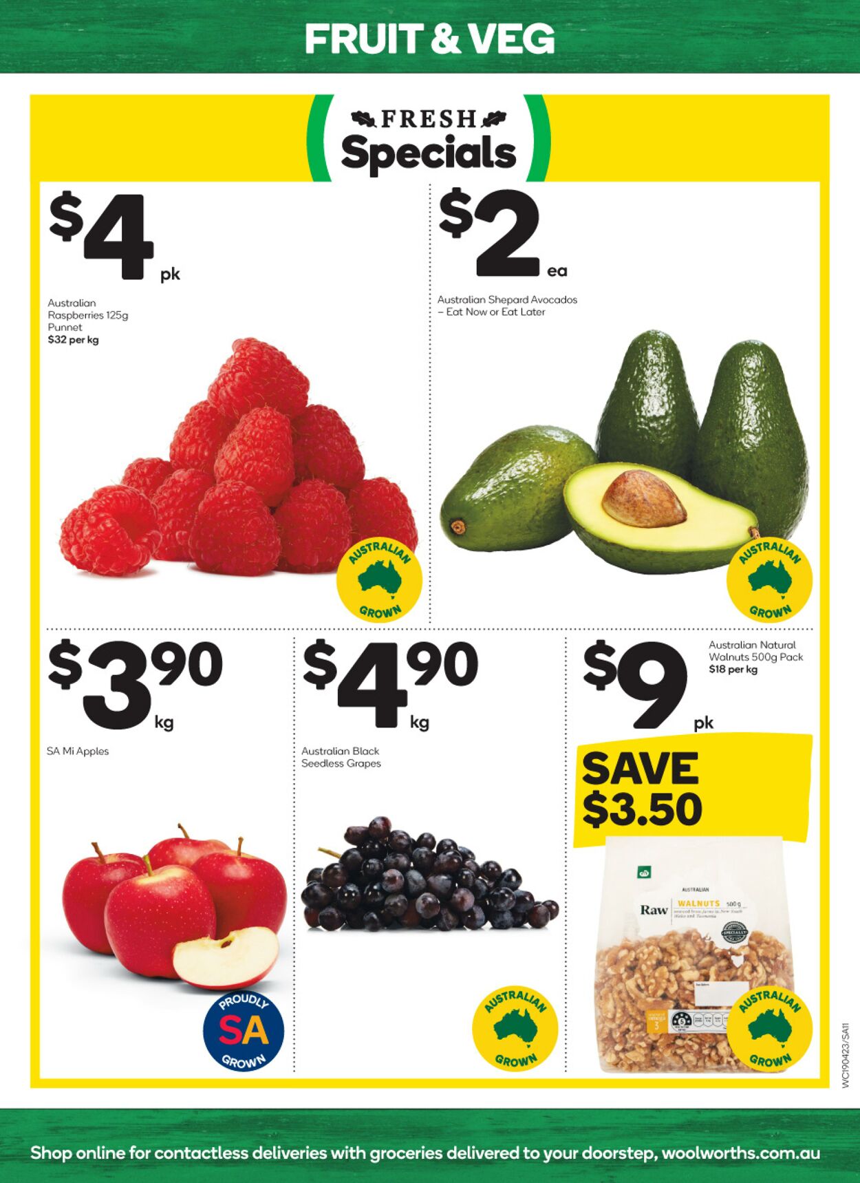 Catalogue Woolworths 19.04.2023 - 25.04.2023