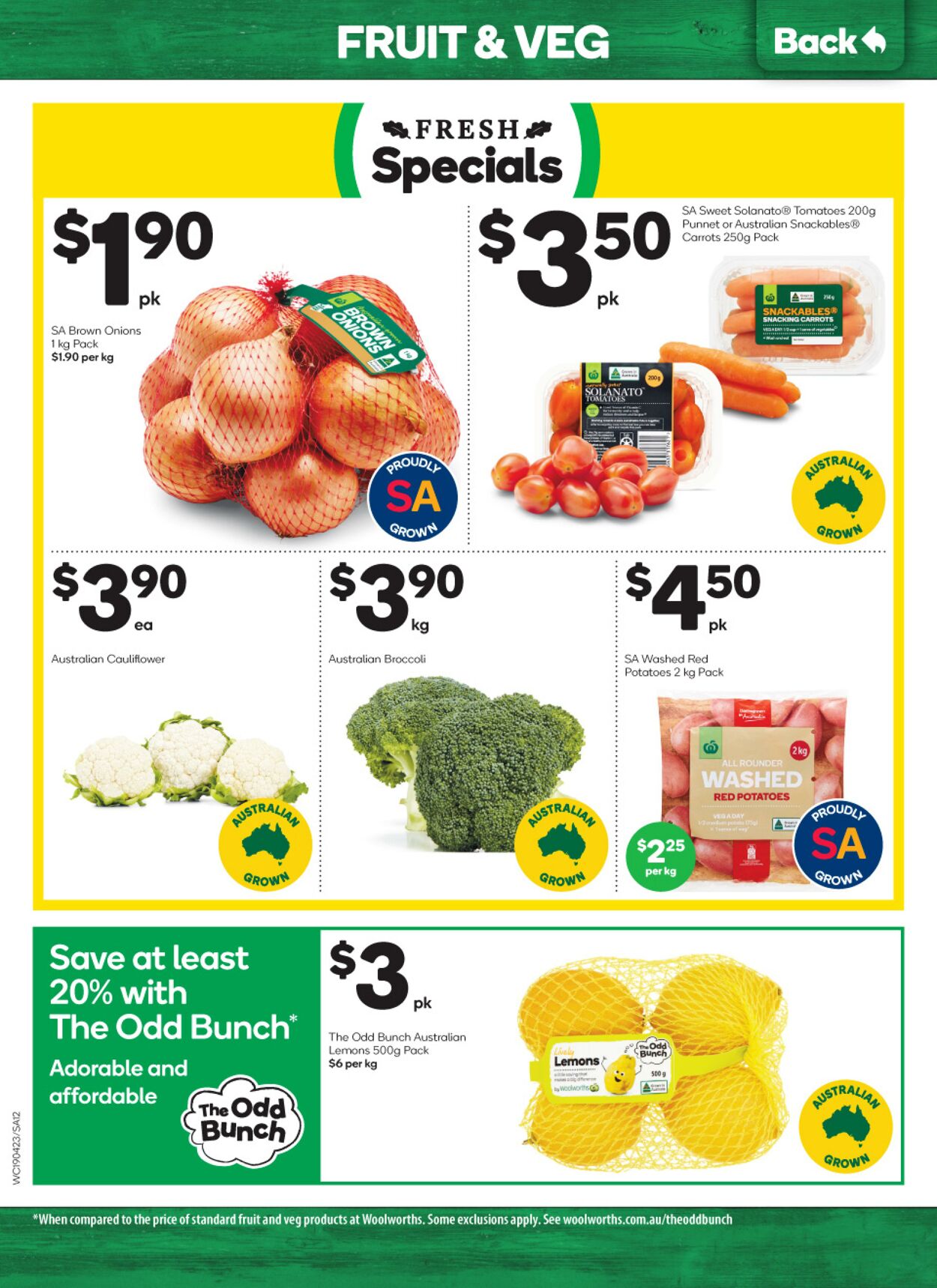 Catalogue Woolworths 19.04.2023 - 25.04.2023