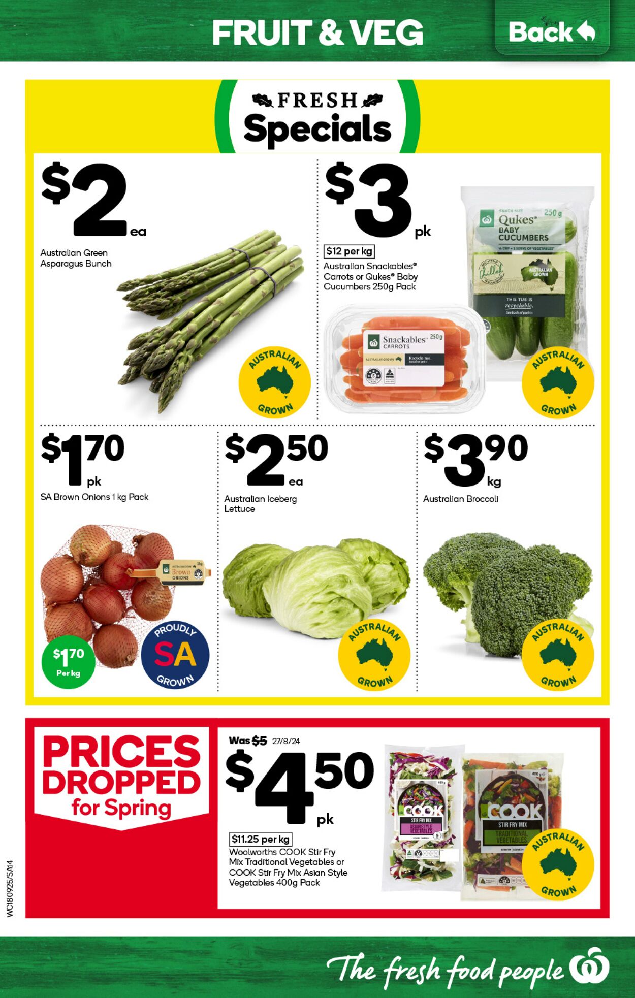 Catalogue Woolworths 18.09.2024 - 24.09.2024