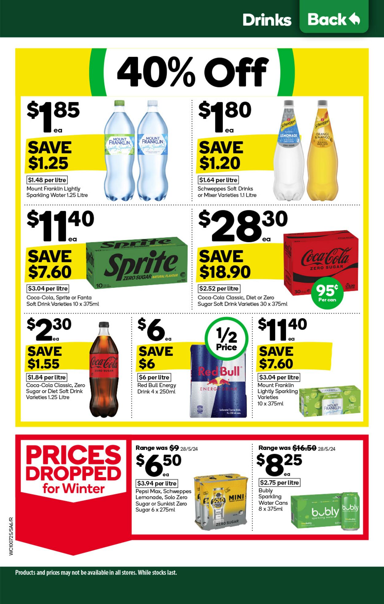 Catalogue Woolworths 10.07.2024 - 16.07.2024