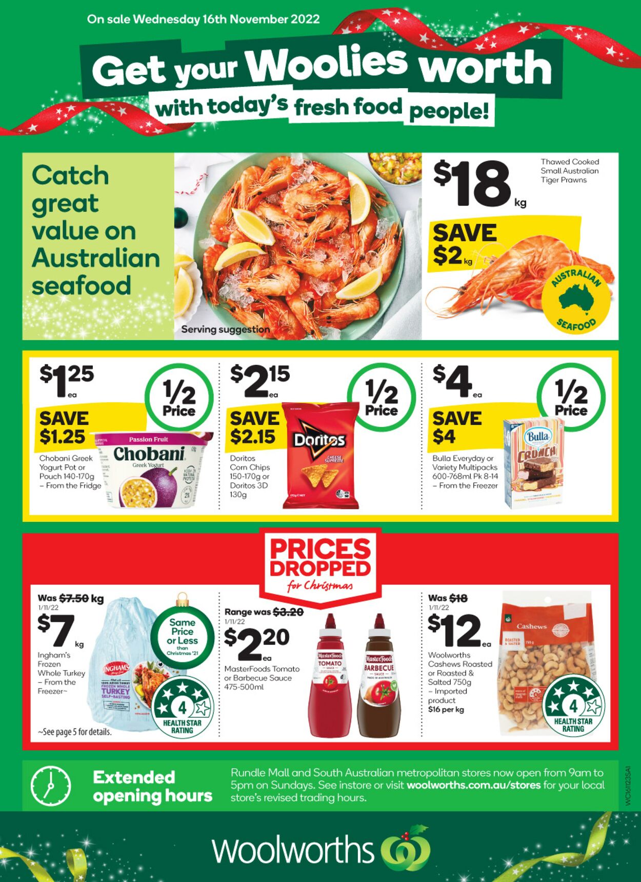 Catalogue Woolworths 16.11.2022-22.11.2022