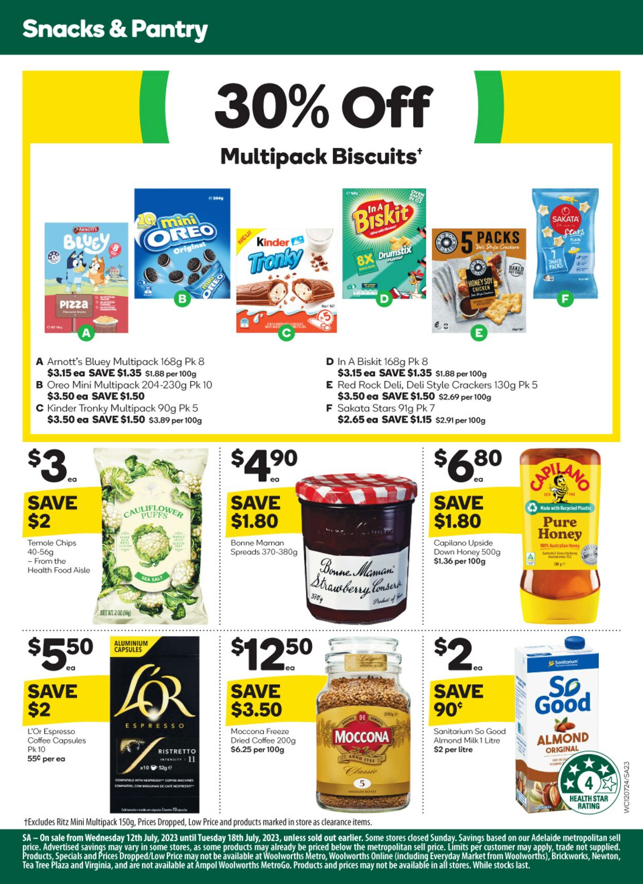 Catalogue Woolworths 12.07.2023 - 18.07.2023