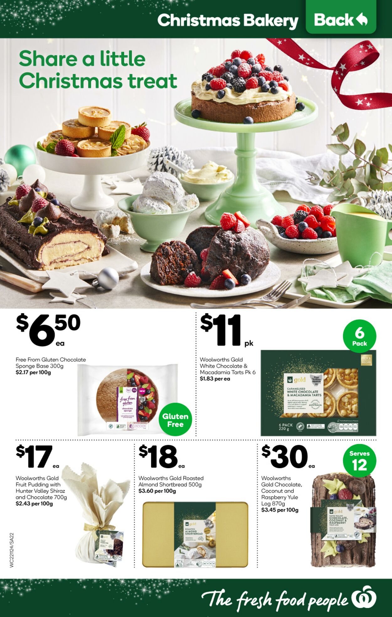 Catalogue Woolworths 22.11.2023 - 28.11.2023