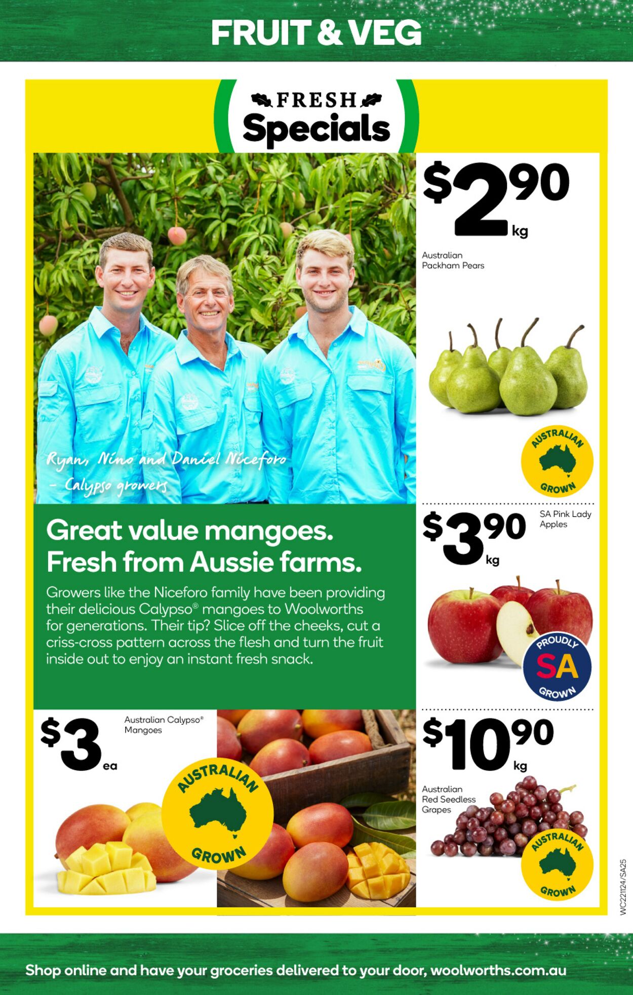 Catalogue Woolworths 22.11.2023 - 28.11.2023