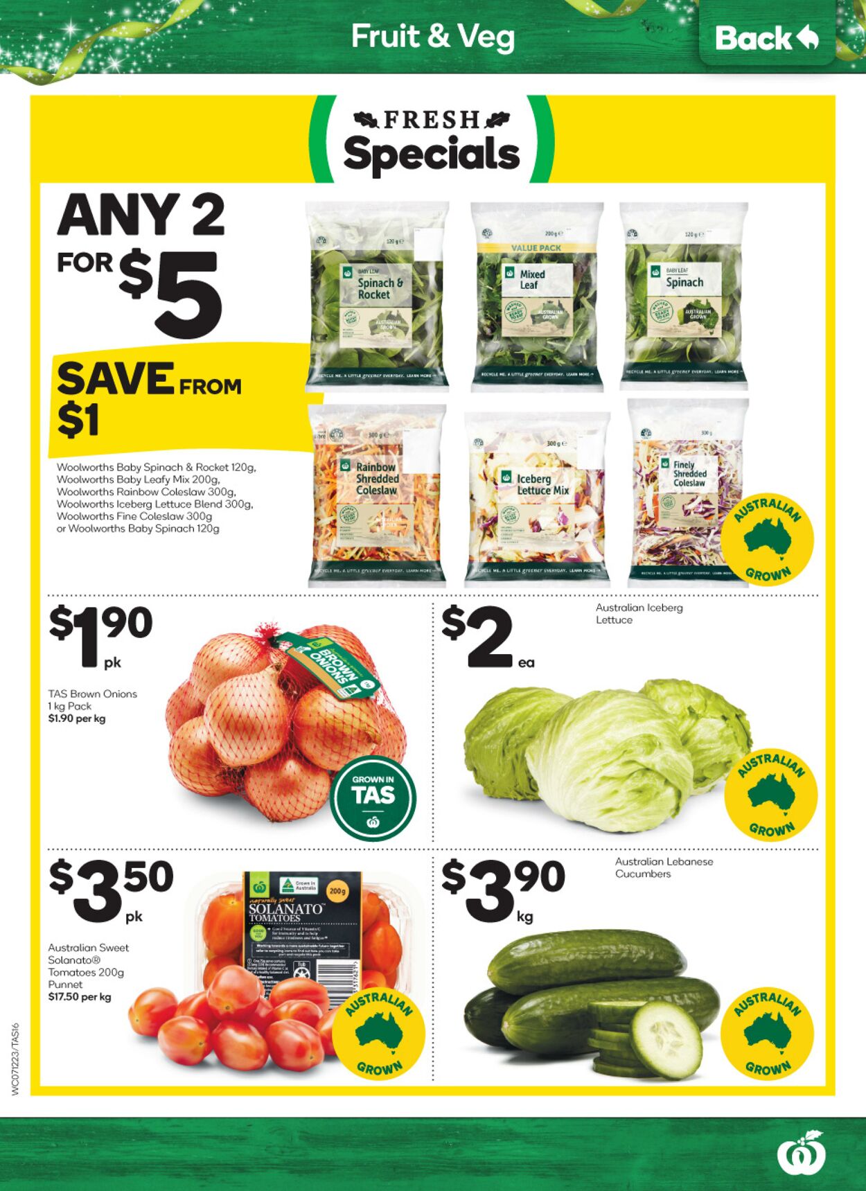 Catalogue Woolworths 07.12.2022 - 13.12.2022