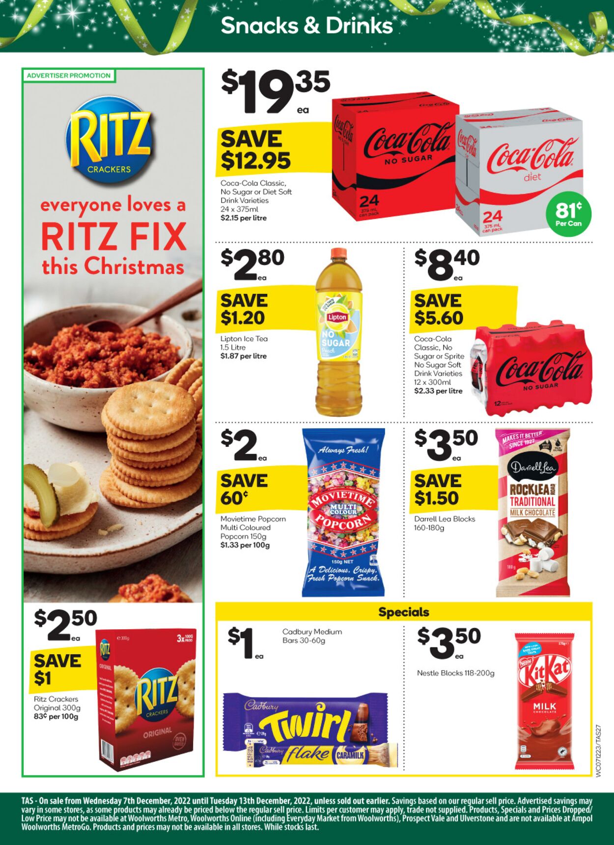 Catalogue Woolworths 07.12.2022 - 13.12.2022