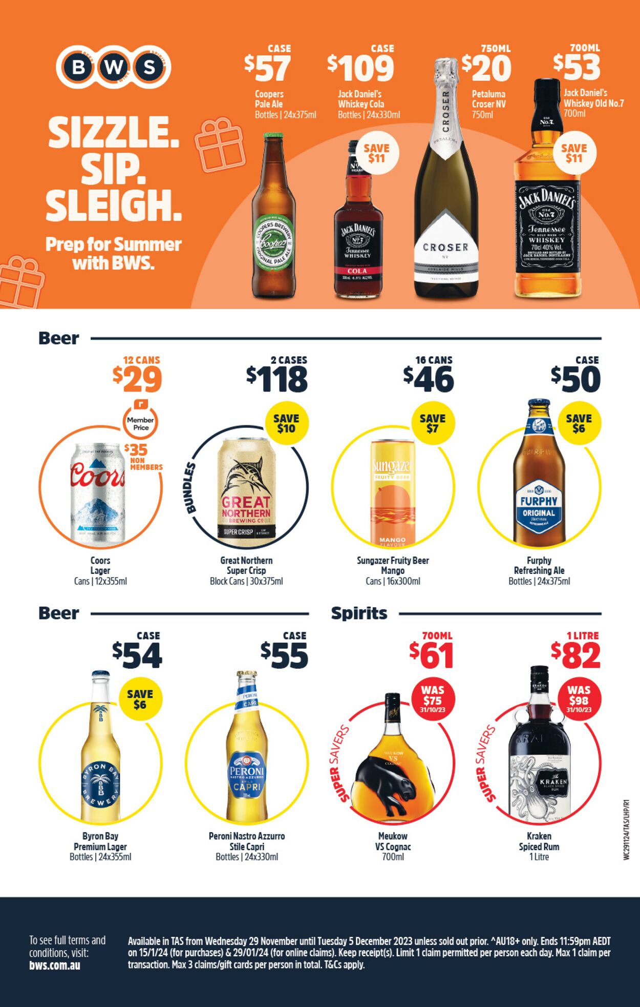 Catalogue Woolworths 29.11.2023 - 05.12.2023