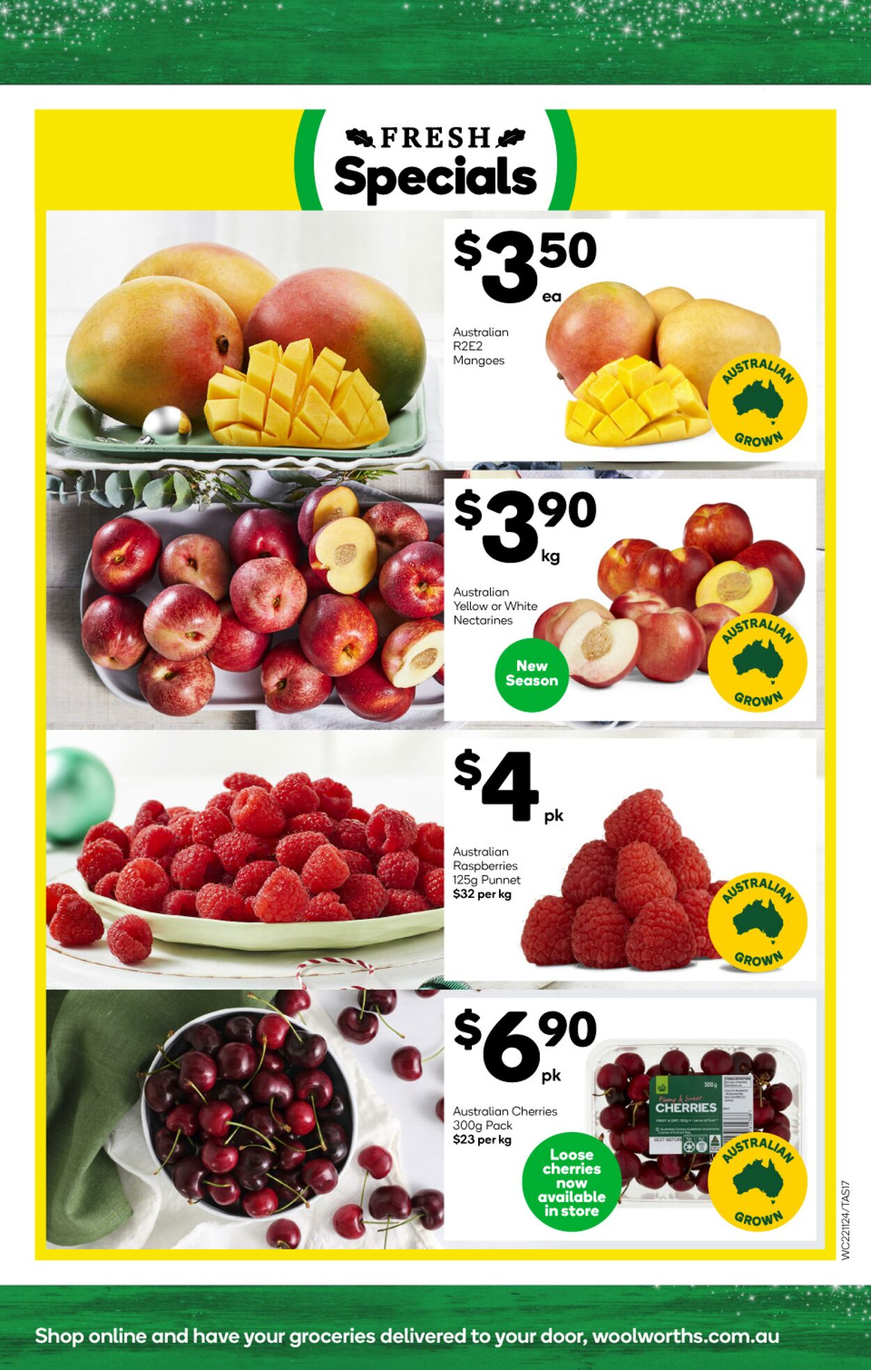 Catalogue Woolworths 22.11.2023 - 28.11.2023