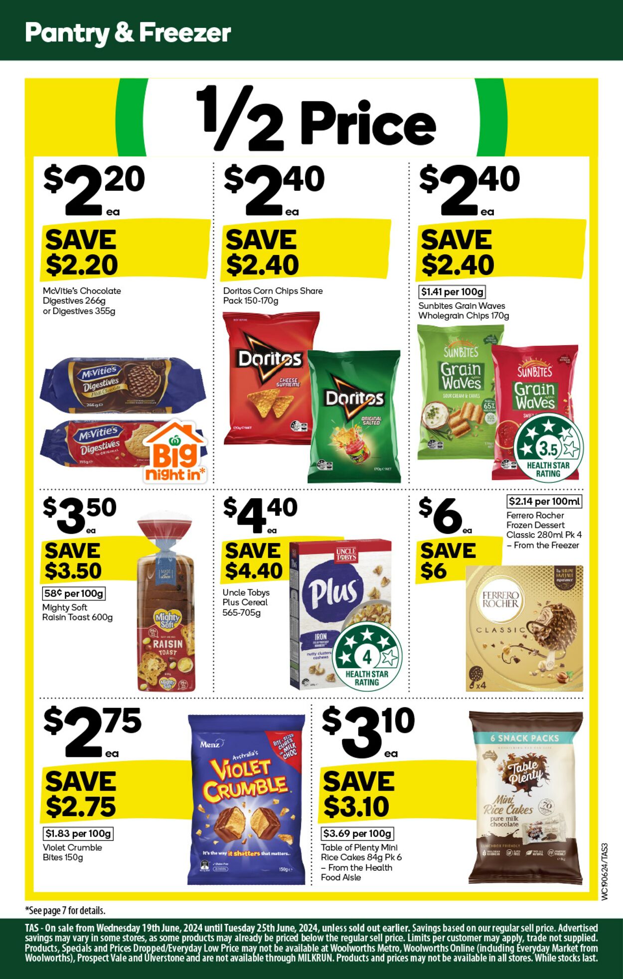 Catalogue Woolworths 19.06.2024 - 25.06.2024