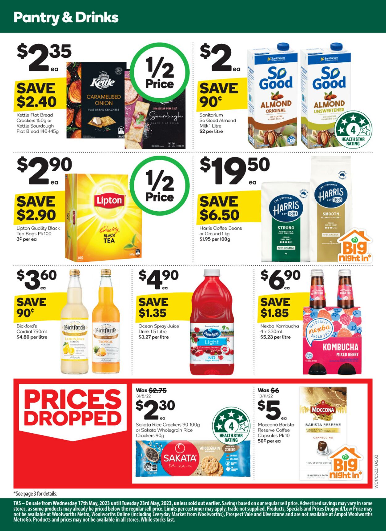 Catalogue Woolworths 17.05.2023 - 23.05.2023