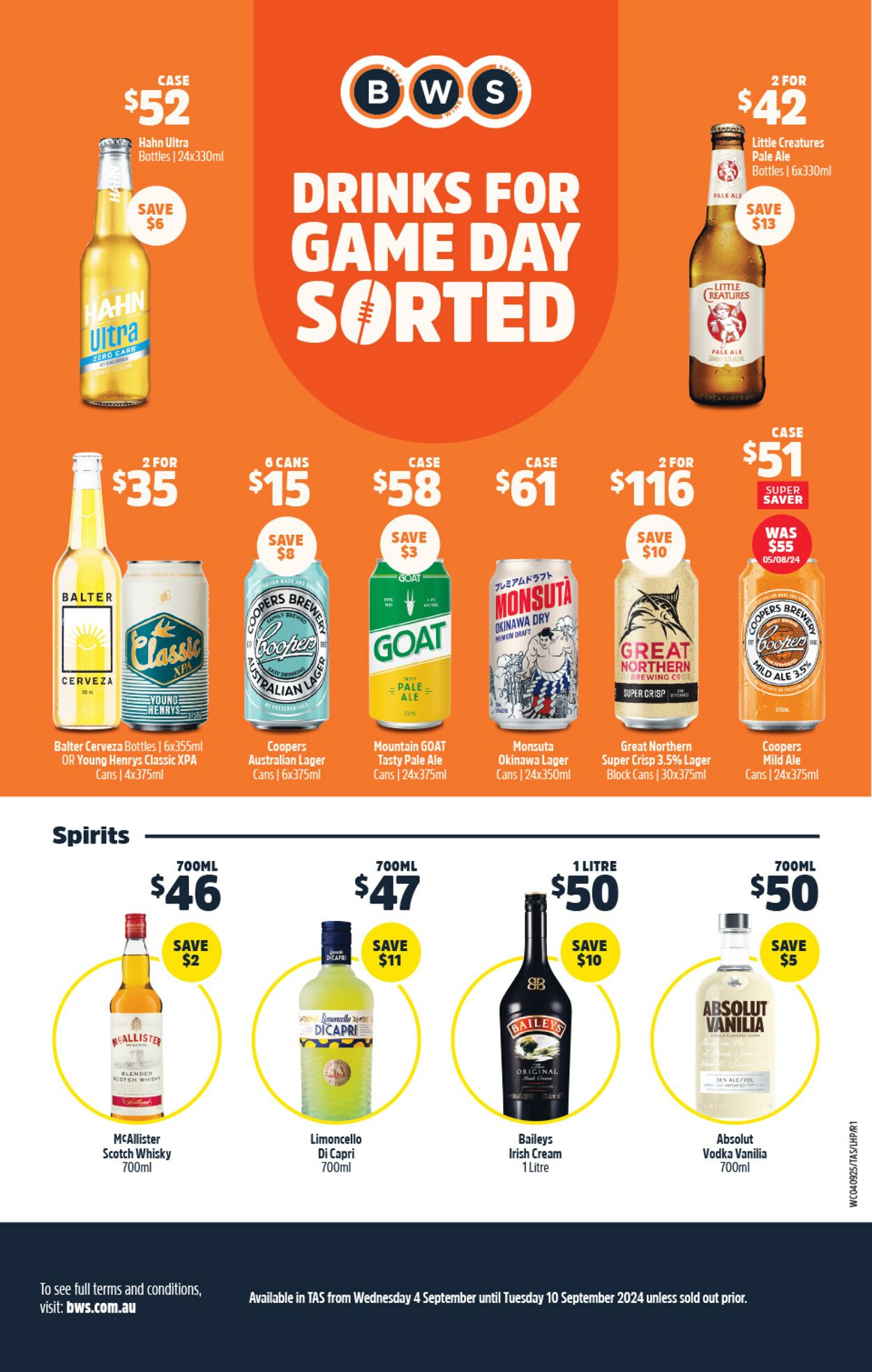 Catalogue Woolworths 04.09.2024 - 10.09.2024