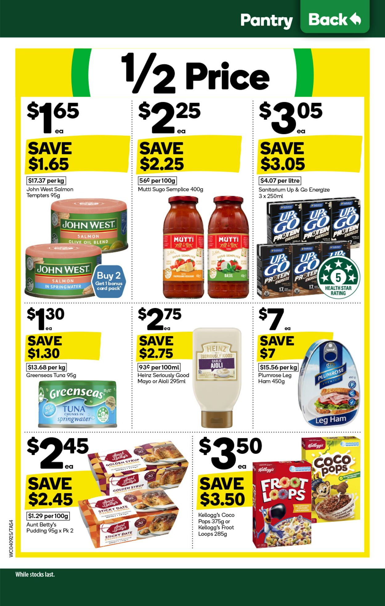 Catalogue Woolworths 04.09.2024 - 10.09.2024