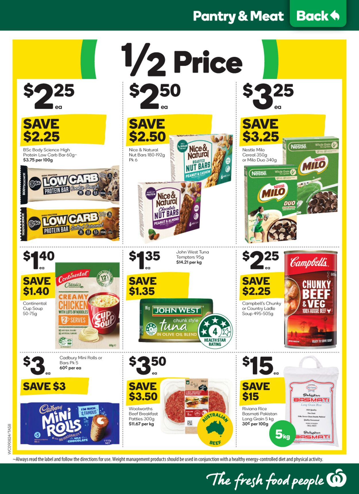 Catalogue Woolworths 09.08.2023 - 15.08.2023