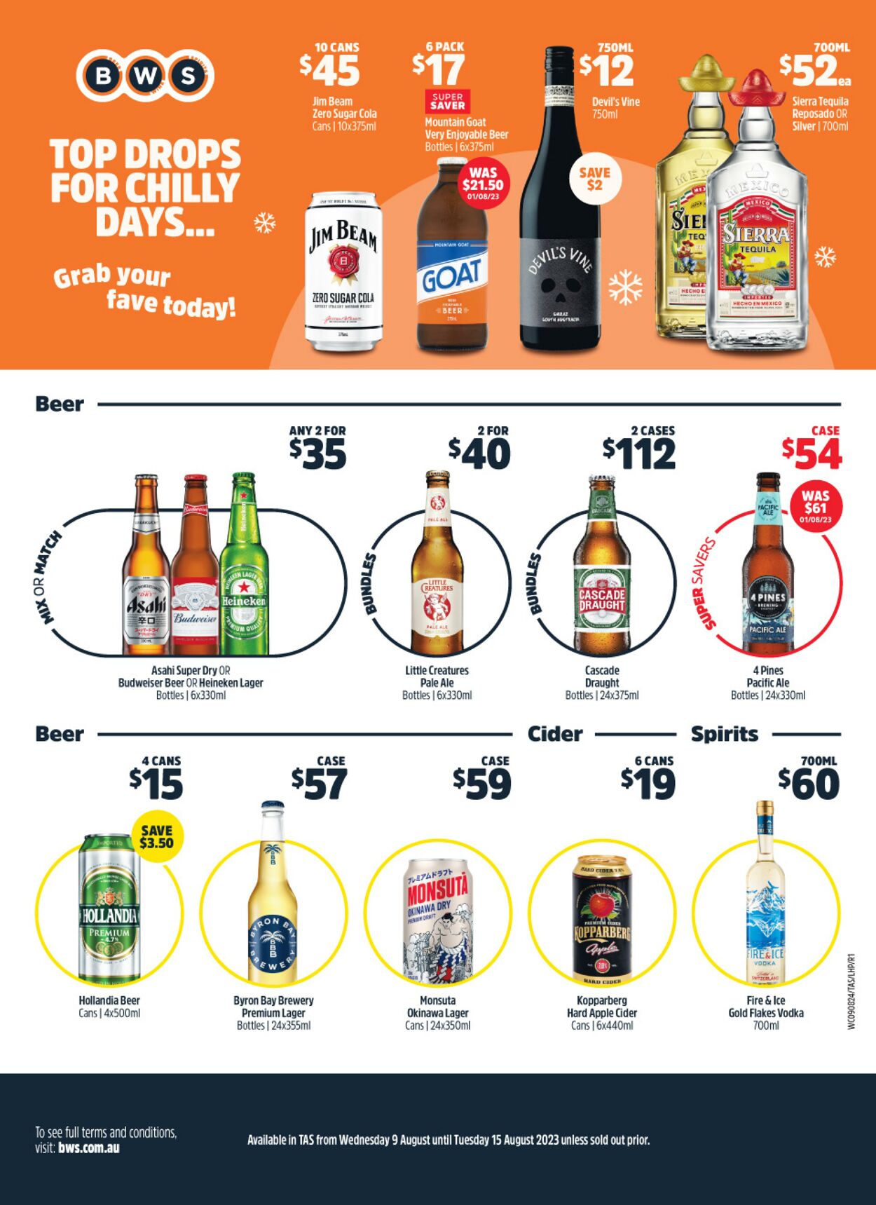 Catalogue Woolworths 09.08.2023 - 15.08.2023