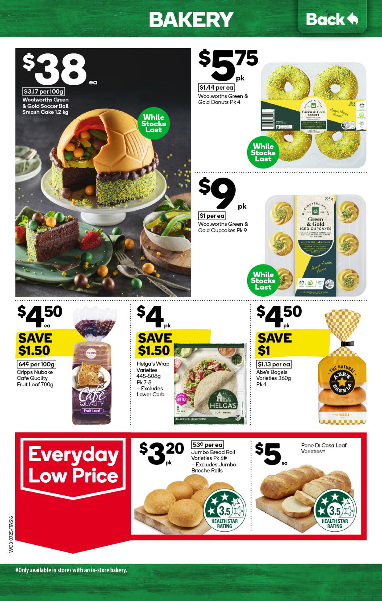 Catalogue Woolworths 31.07.2024 - 06.08.2024