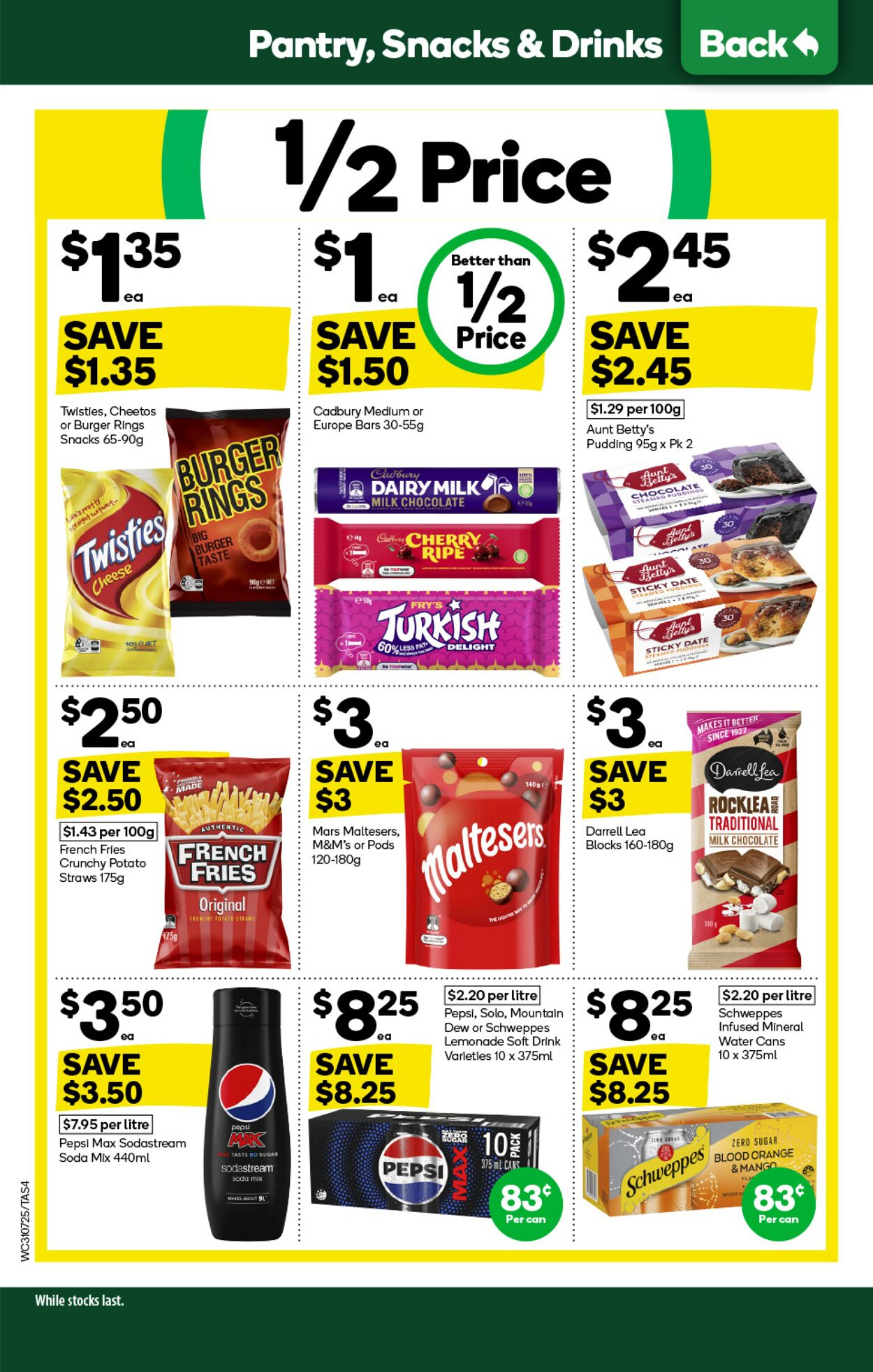 Catalogue Woolworths 31.07.2024 - 06.08.2024