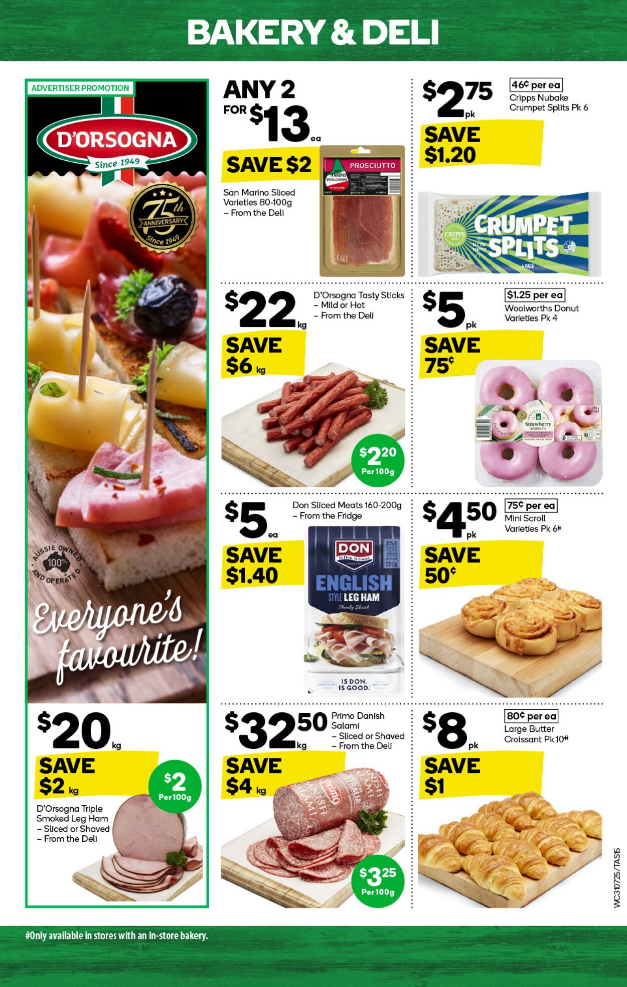 Catalogue Woolworths 31.07.2024 - 06.08.2024