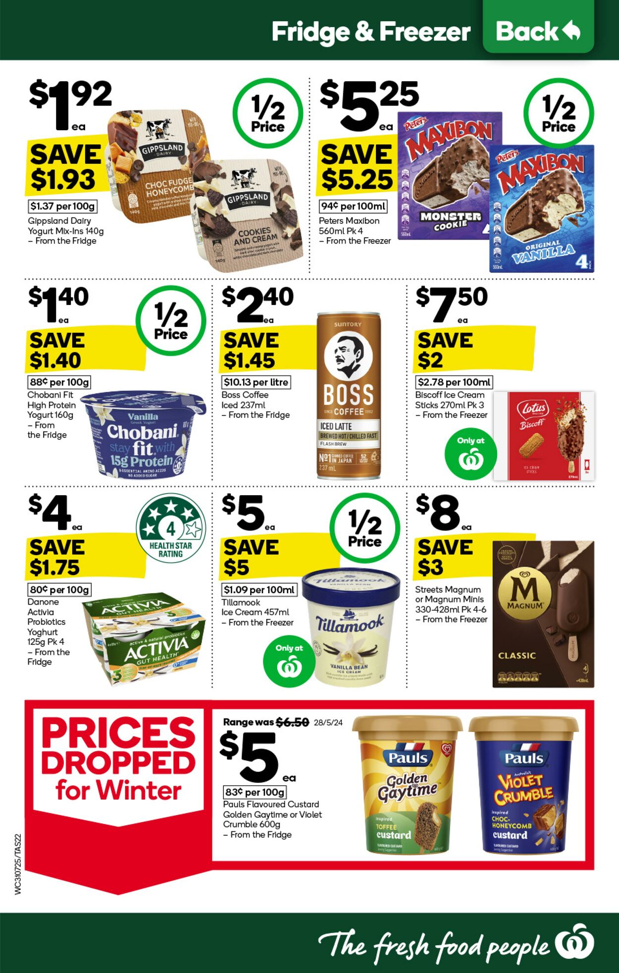 Catalogue Woolworths 31.07.2024 - 06.08.2024