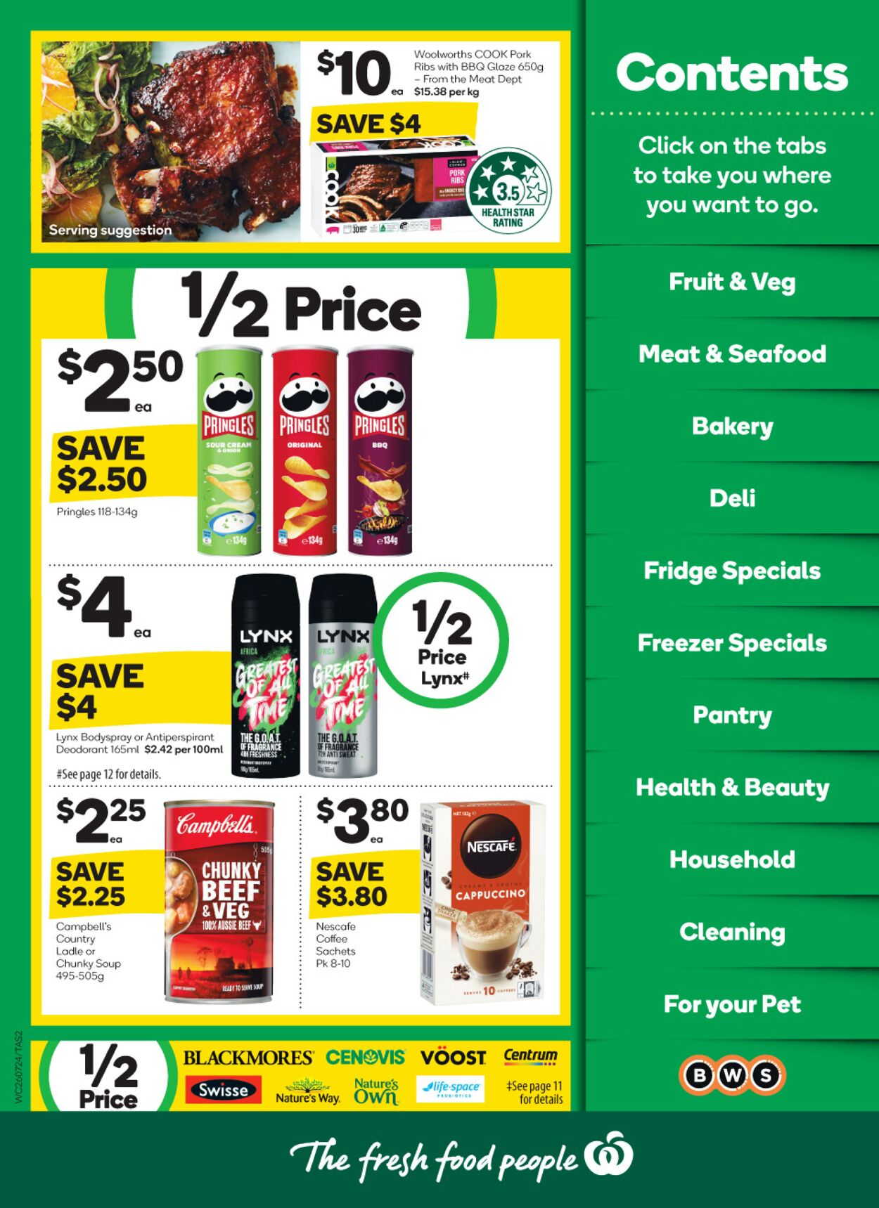 Catalogue Woolworths 26.07.2023 - 01.08.2023