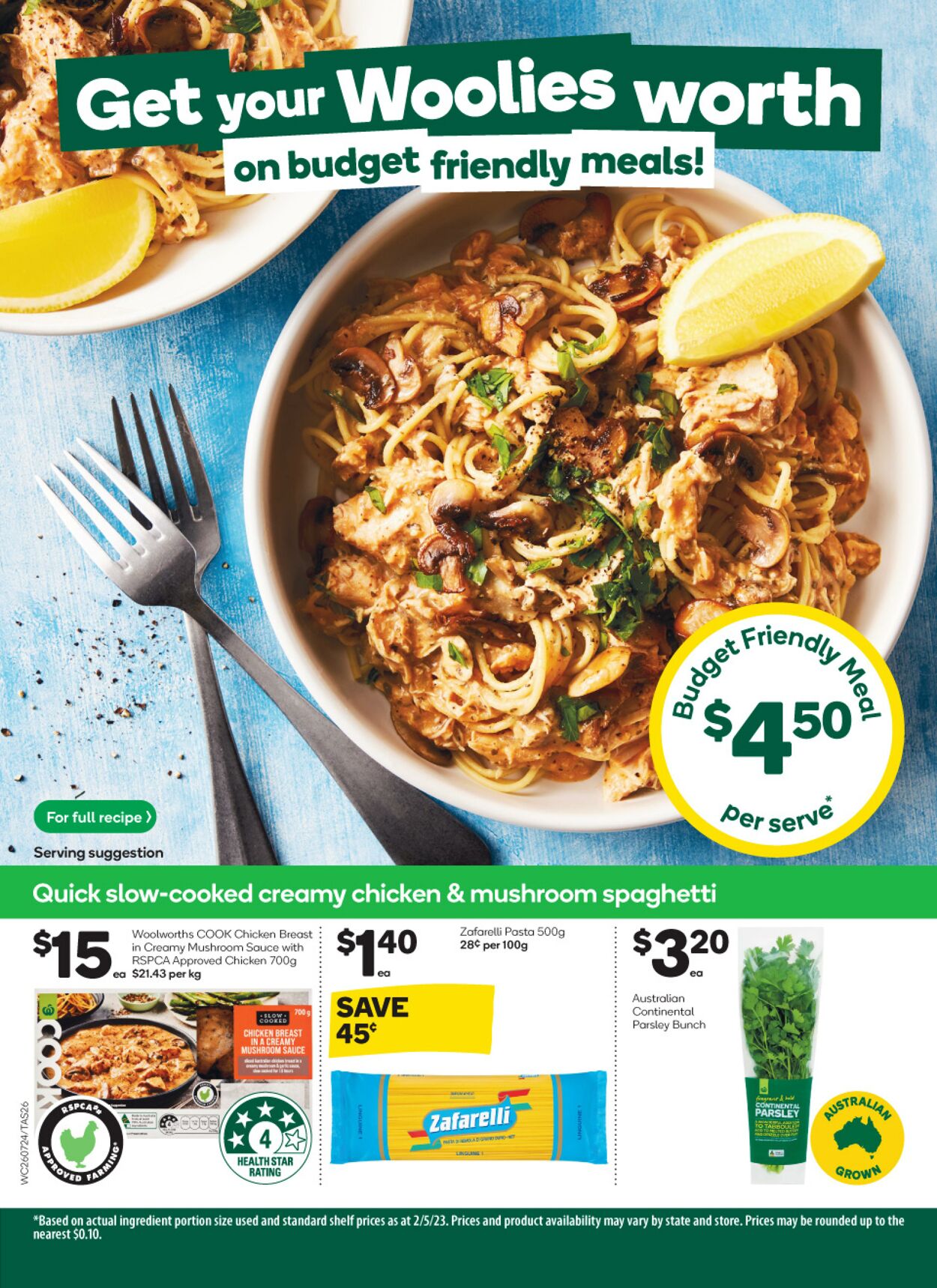 Catalogue Woolworths 26.07.2023 - 01.08.2023