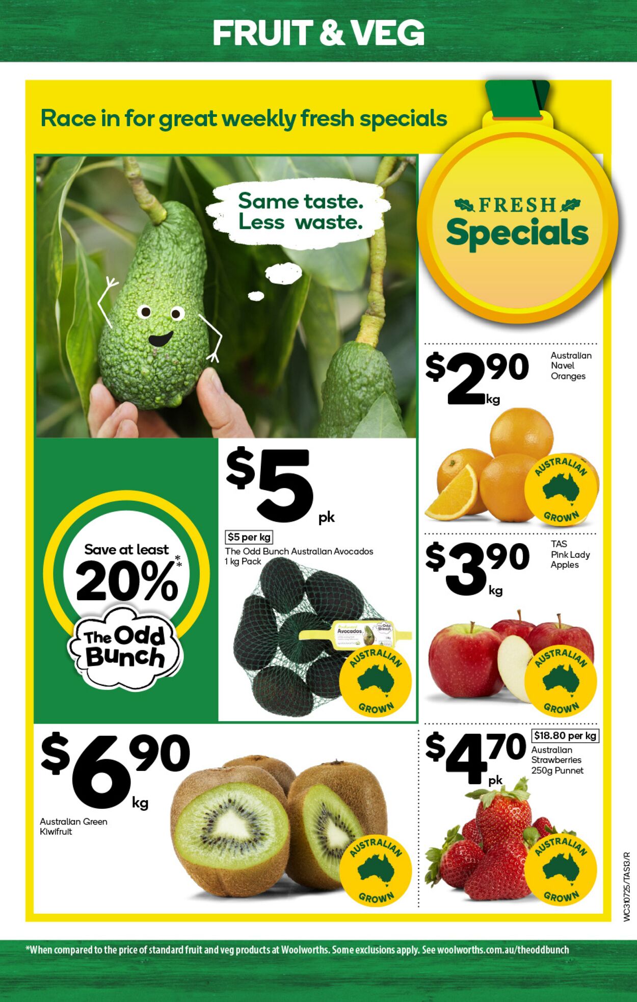 Catalogue Woolworths 31.07.2024 - 06.08.2024