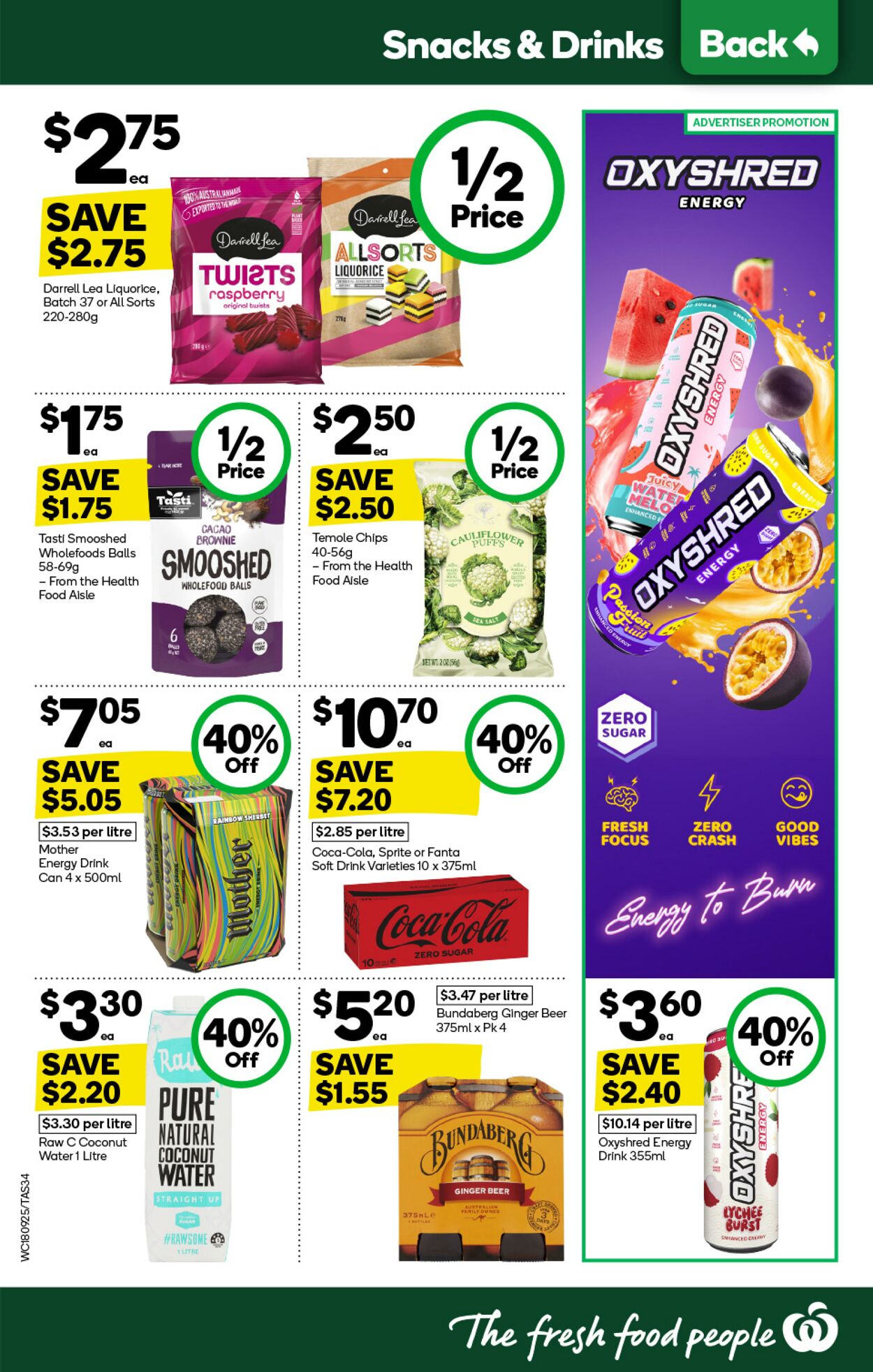 Catalogue Woolworths 18.09.2024 - 24.09.2024