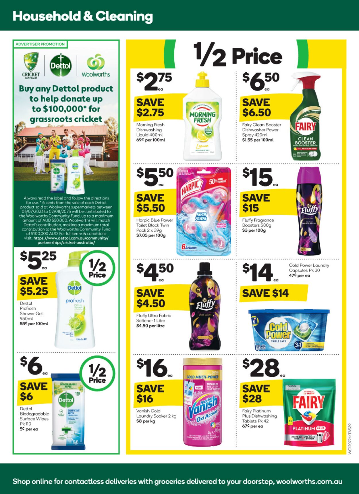 Catalogue Woolworths 12.07.2023 - 18.07.2023