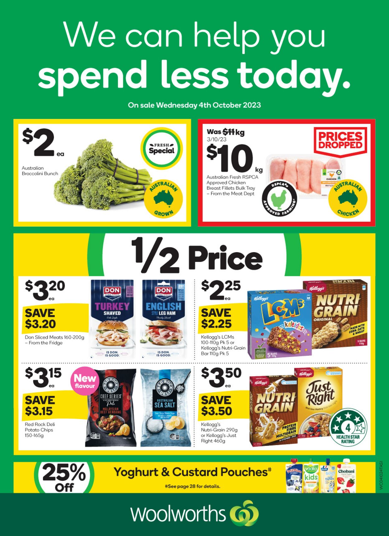 Catalogue Woolworths 04.10.2023 - 10.10.2023