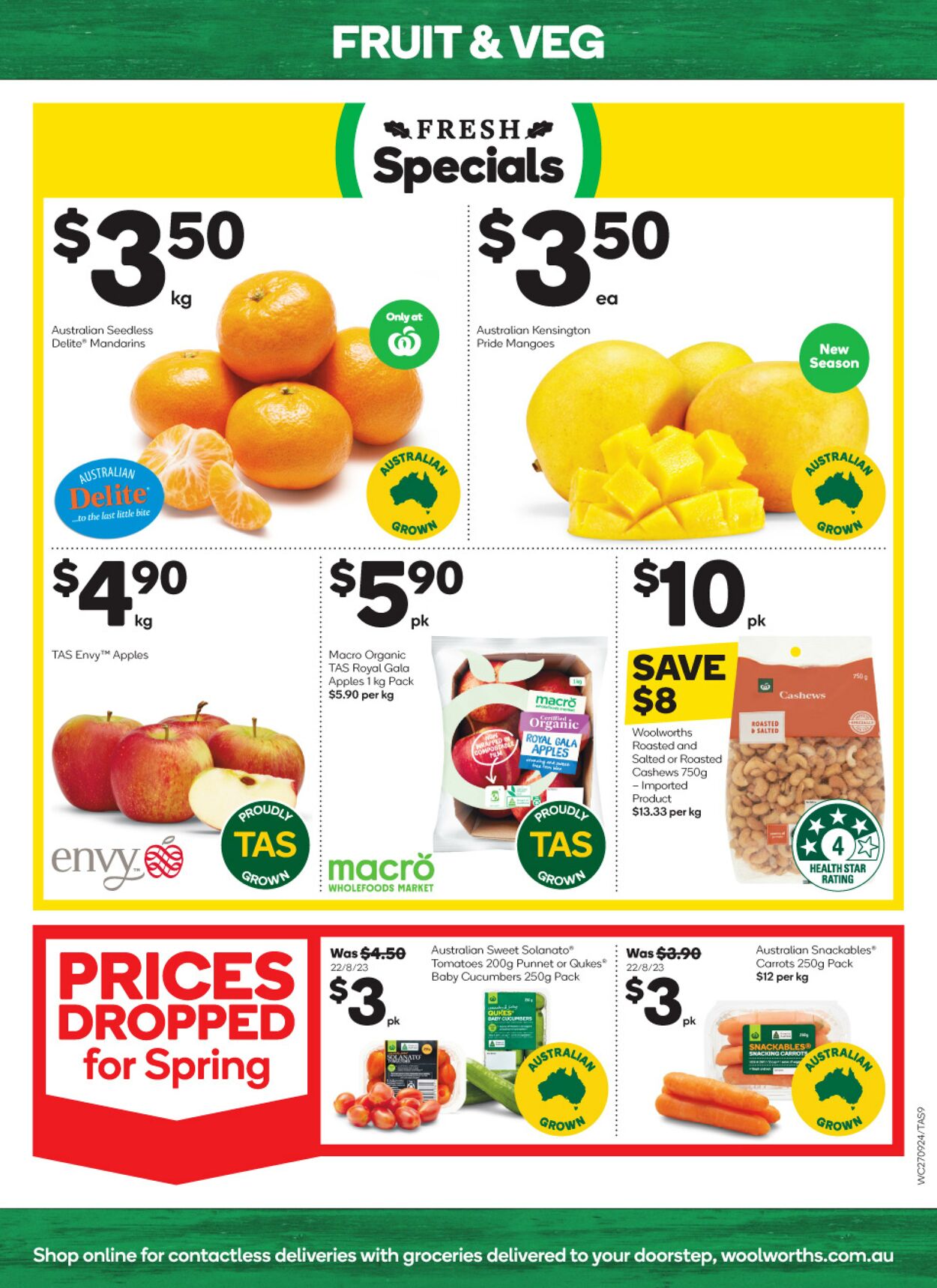 Catalogue Woolworths 27.09.2023 - 03.10.2023