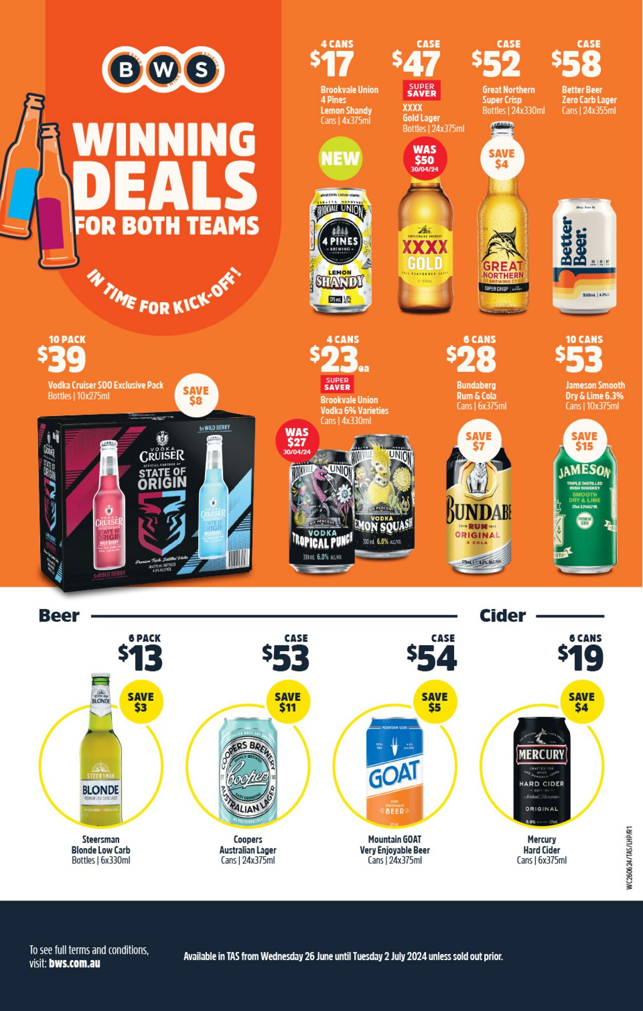 Catalogue Woolworths 26.06.2024 - 02.07.2024