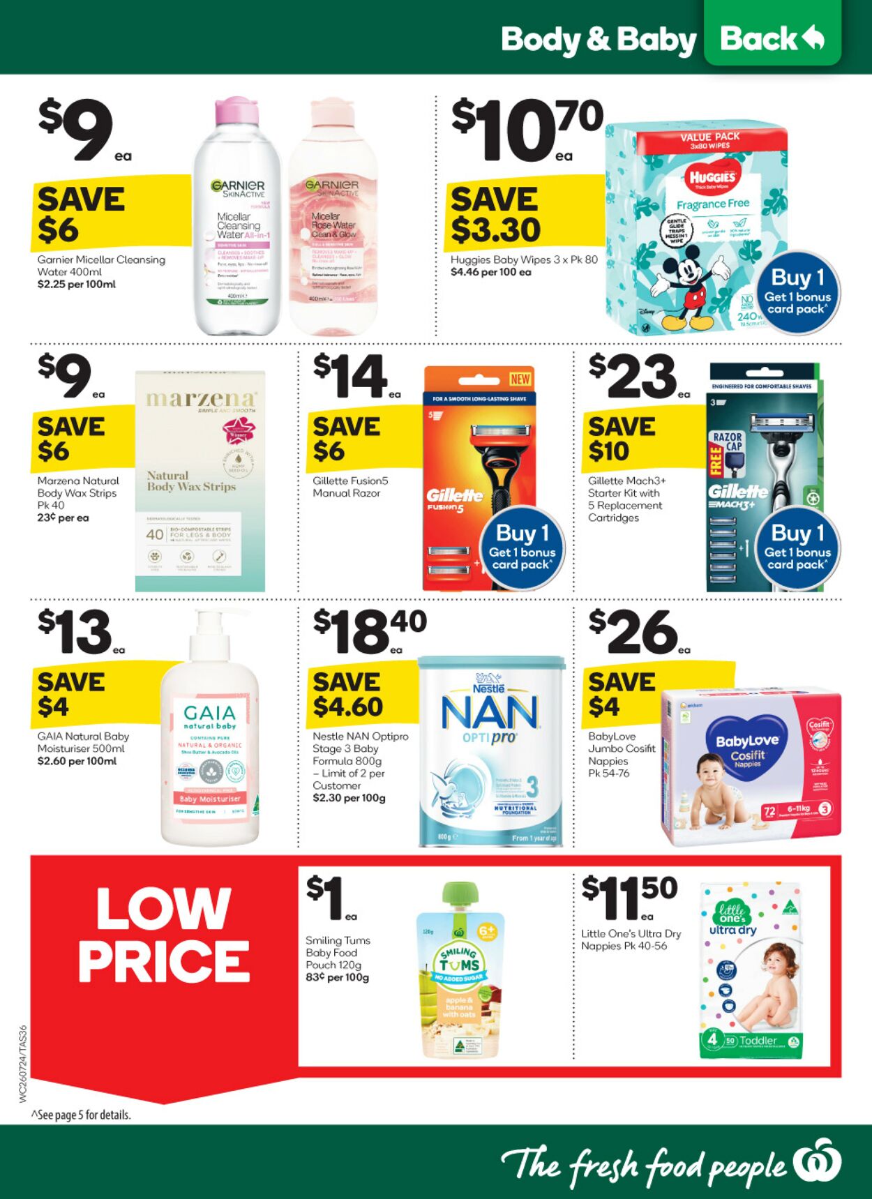 Catalogue Woolworths 26.07.2023 - 01.08.2023