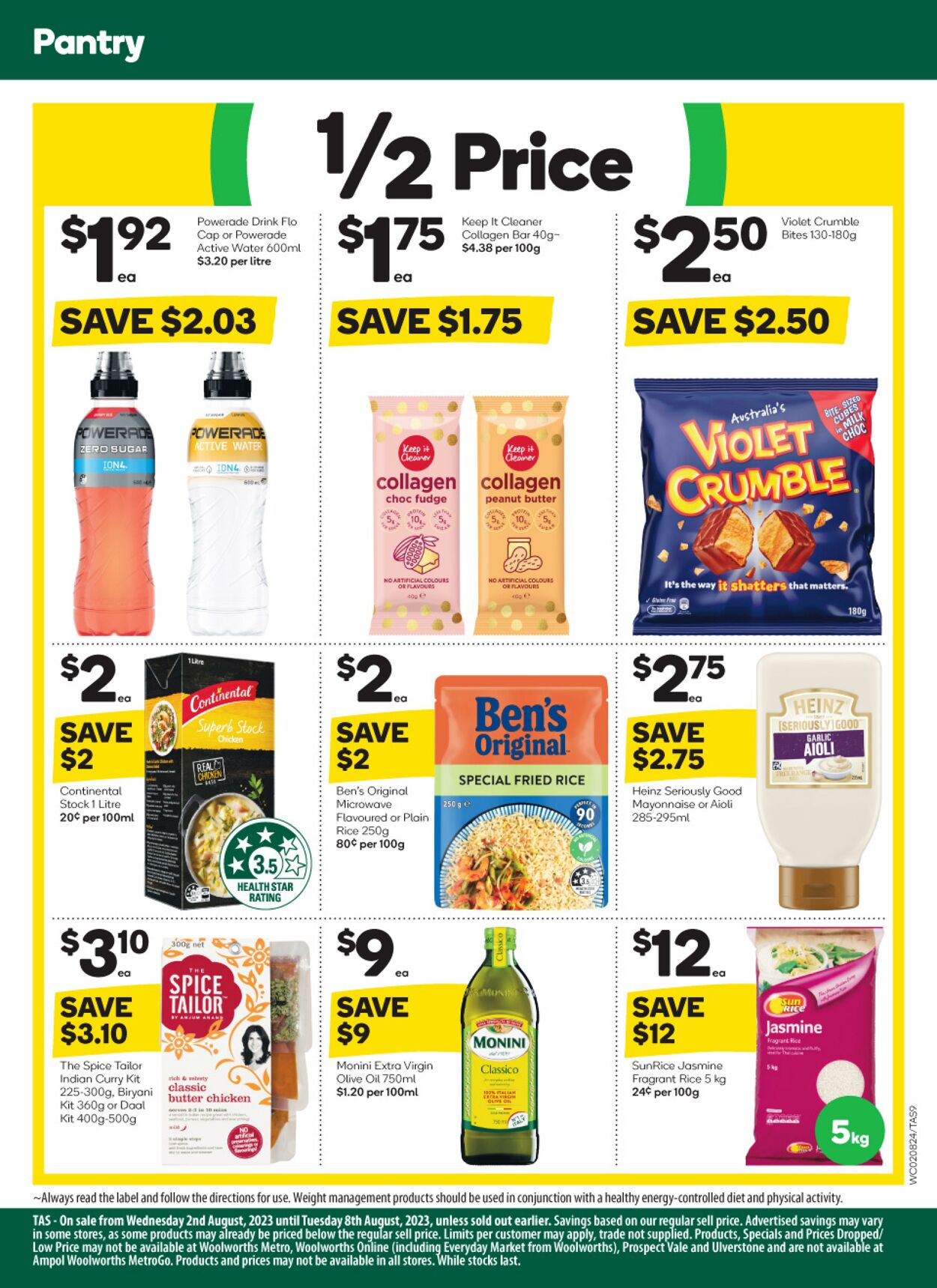 Catalogue Woolworths 02.08.2023 - 08.08.2023
