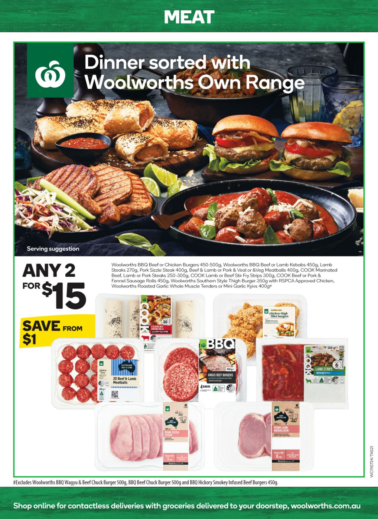 Catalogue Woolworths 19.07.2023 - 25.07.2023