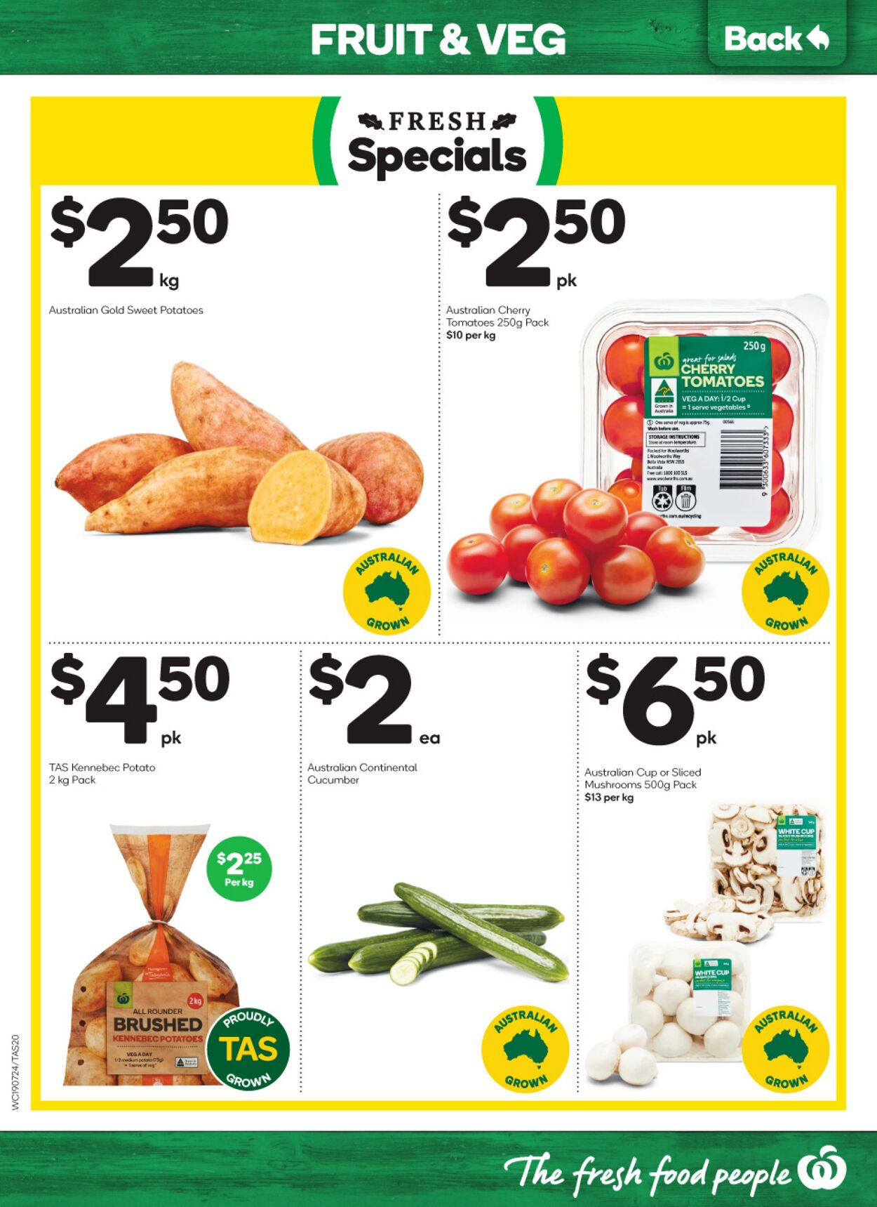 Catalogue Woolworths 19.07.2023 - 25.07.2023