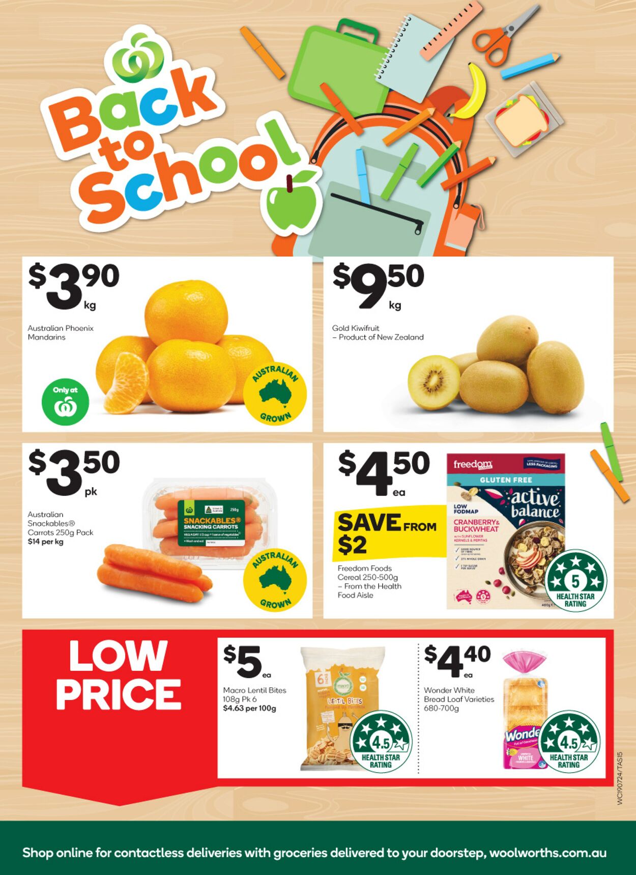 Catalogue Woolworths 19.07.2023 - 25.07.2023