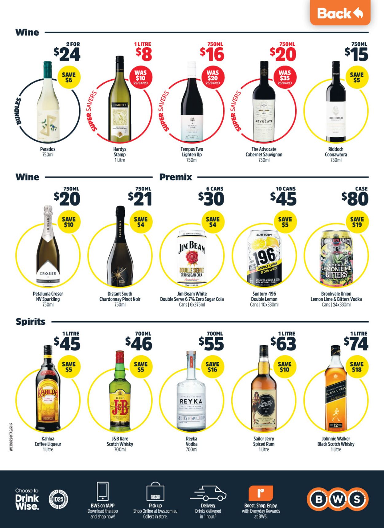 Catalogue Woolworths 19.07.2023 - 25.07.2023