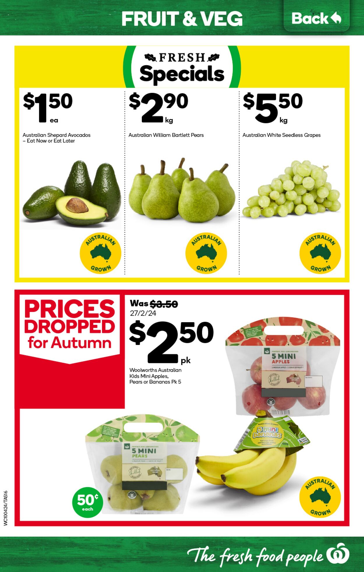 Catalogue Woolworths 10.04.2024 - 16.04.2024